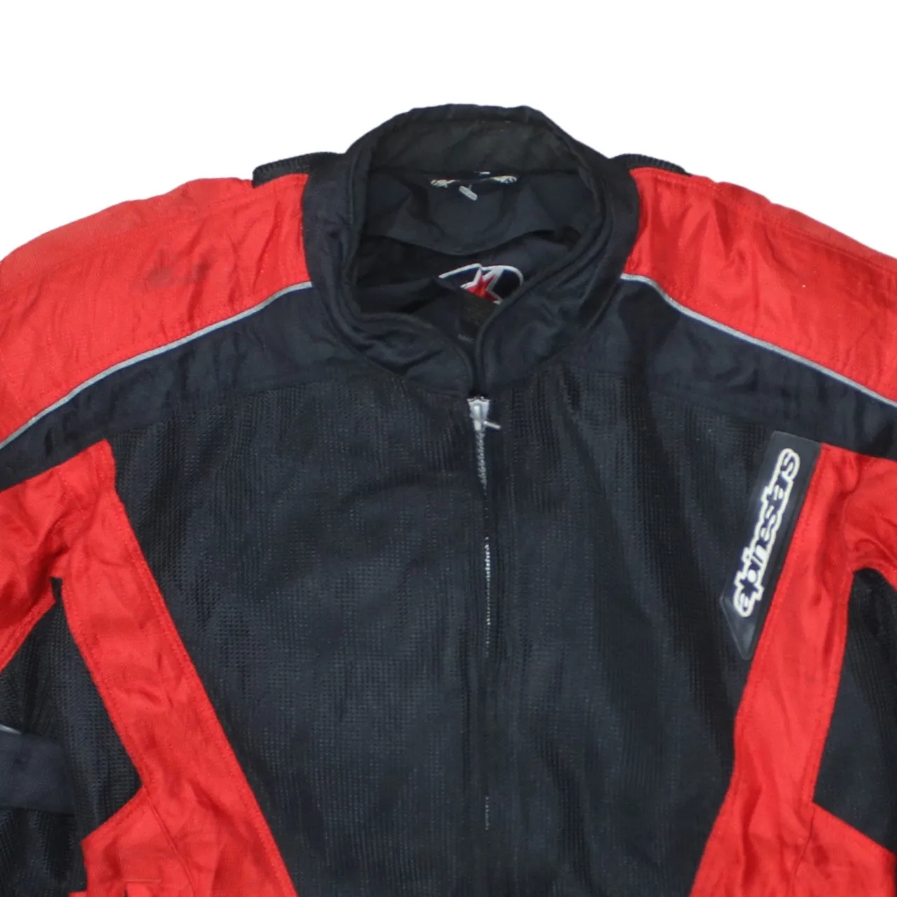Alpinestars Red Black Jacket Men’s XLarge Padded Armoured Zip Pockets Motorcycle Windbreaker sold by Vintage Club product image thumbnail 3