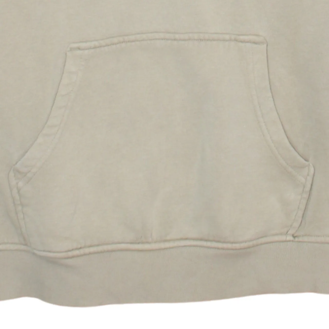 Adidas Beige Cream Hoodie Women's Small Embroidered Trefoil Logo Front Pocket Pullover Sweatshirt sold by Vintage Club product image thumbnail 4