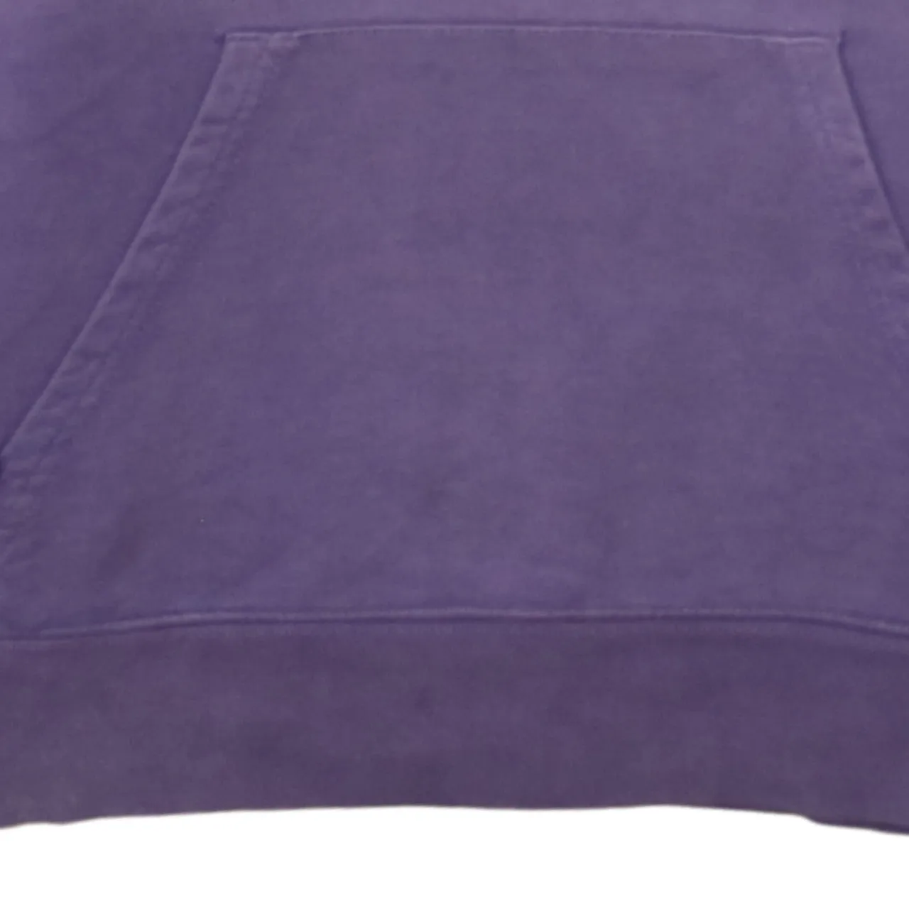 Carhartt Purple Hoodie Men's Small Faded Script Printed Logo Front Pocket Pullover Sweatshirt sold by Vintage Club product image thumbnail 4