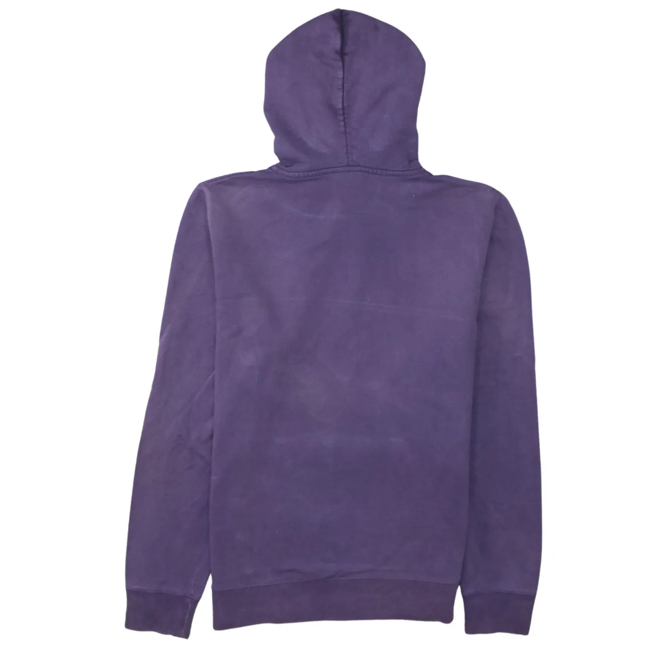Carhartt Purple Hoodie Men's Small Faded Script Printed Logo Front Pocket Pullover Sweatshirt sold by Vintage Club product image thumbnail 2