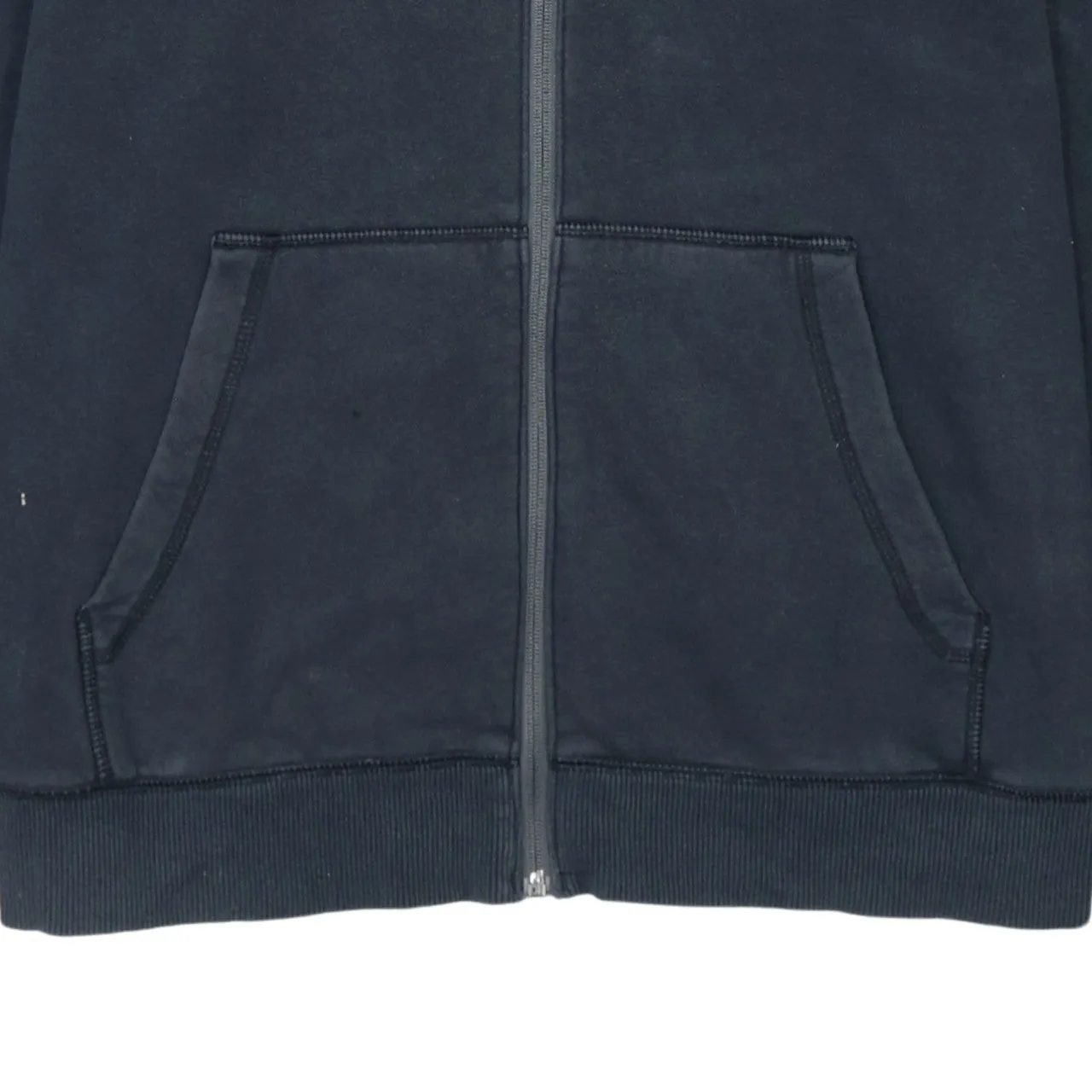 Under Armour Vintage 90s Black Hoodie Large, Zip Up, Drawstring, Pockets sold by Vintage Club product image thumbnail 4