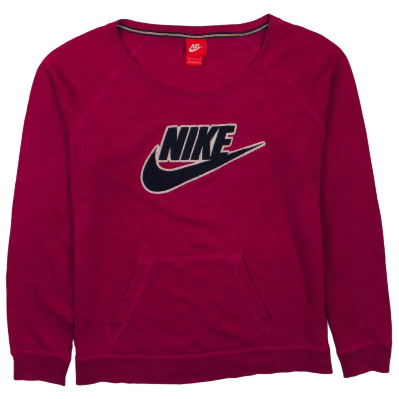 Nike Vintage 90's Men's Large Purple Swoosh Sweatshirt Retro Style made by Nike