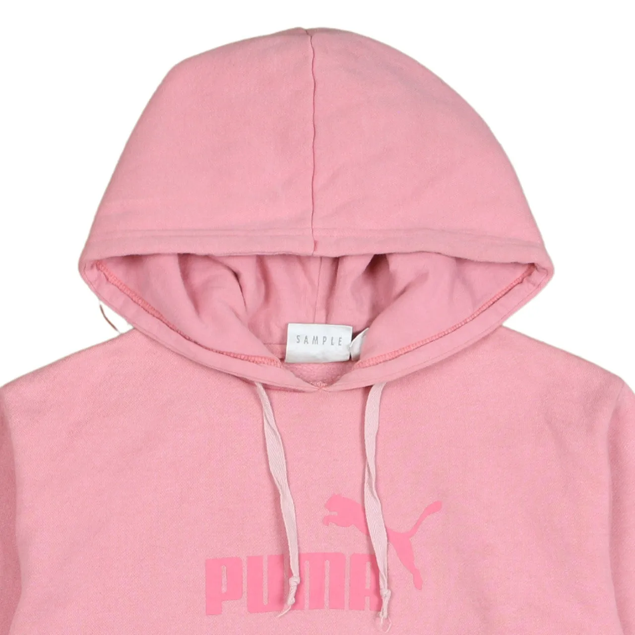 Puma 90s Vintage Spellout Pink Pullover Hoodie Women's Small Rare sold by Vintage Club product image thumbnail 3