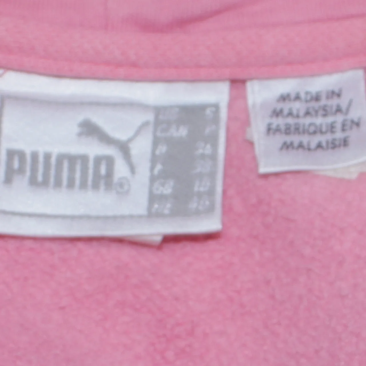 Puma 90s Vintage Spellout Pink Pullover Hoodie Women's Small Rare sold by Vintage Club product image thumbnail 4