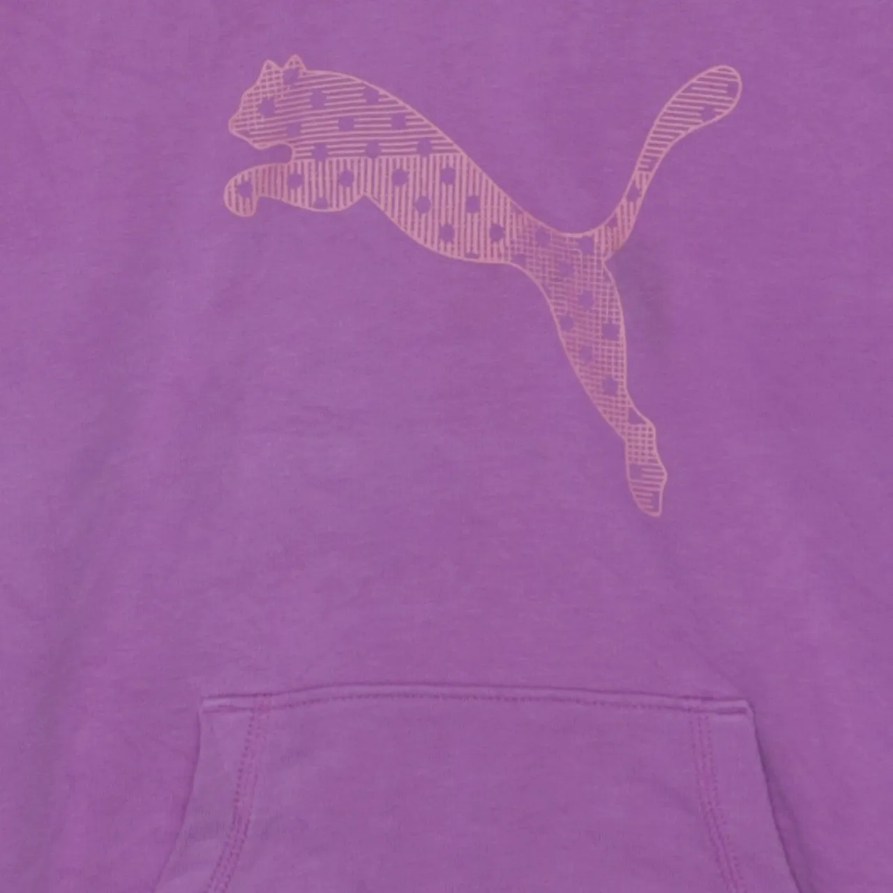 Puma 90s Vintage Purple Cotton Spellout Hoodie Small Retro Style sold by Vintage Club product image thumbnail 4