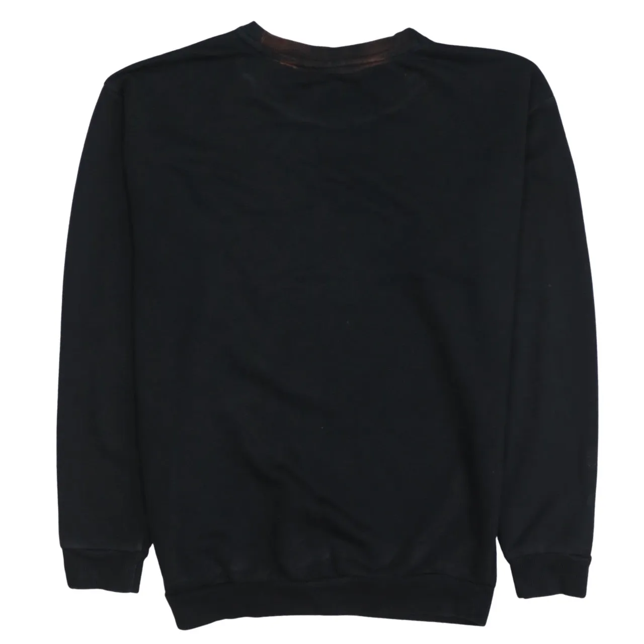 Puma Black Sweatshirt Women's Small Printed Chest Logo Crewneck Pullover Top sold by Vintage Club product image thumbnail 2