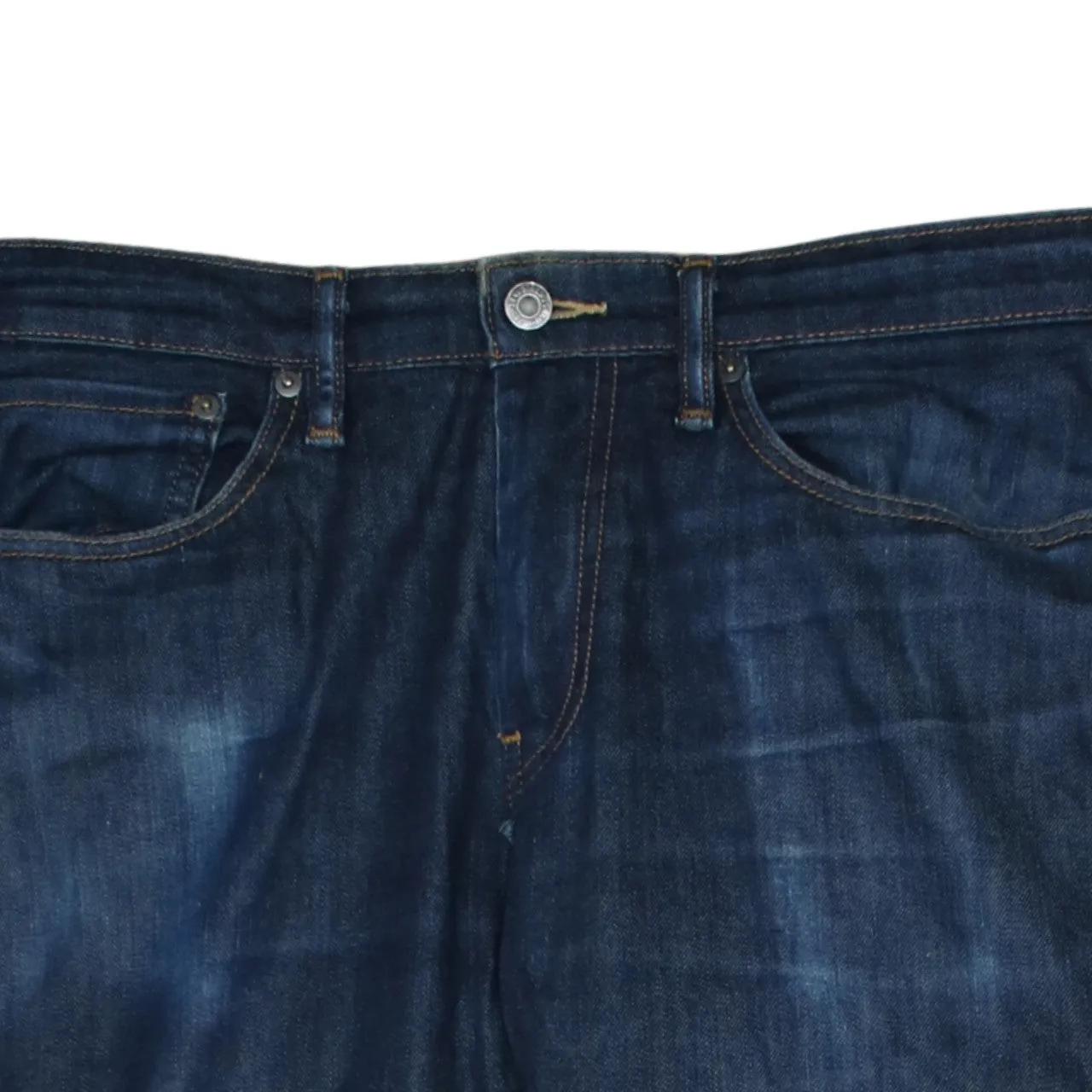 Levi Strauss &Co Dark Blue Jeans Men's 34 Straight Leg Five Pocket Denim Pants sold by Vintage Club product image thumbnail 3