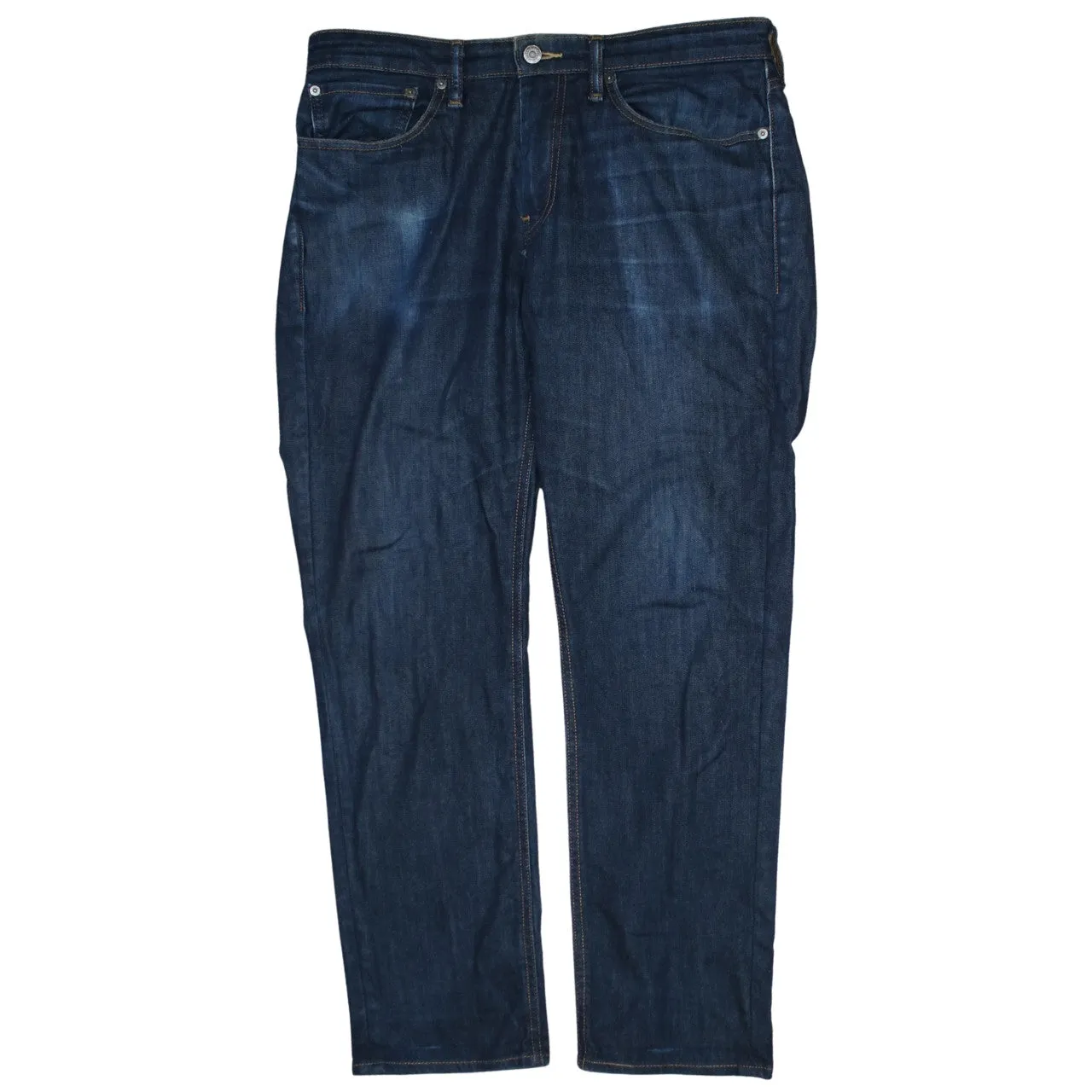 Levi Strauss &Co Dark Blue Jeans Men's 34 Straight Leg Five Pocket Denim Pants sold by Vintage Club product image thumbnail 2