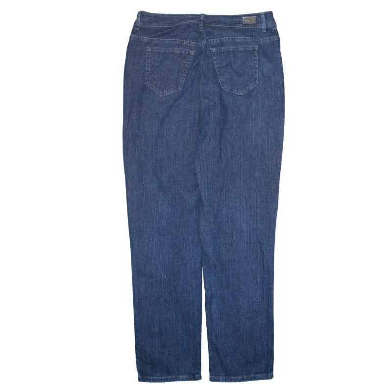 Lee Blue Denim Jeans Men's 36 Straight Leg Classic Five Pocket Zip Fly Pants made by Lee