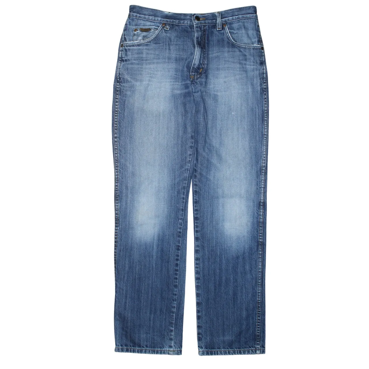 Wrangler Blue Jeans Men's 32 Relaxed Fit Faded Wash Straight Leg Denim Pants sold by Vintage Club product image thumbnail 2