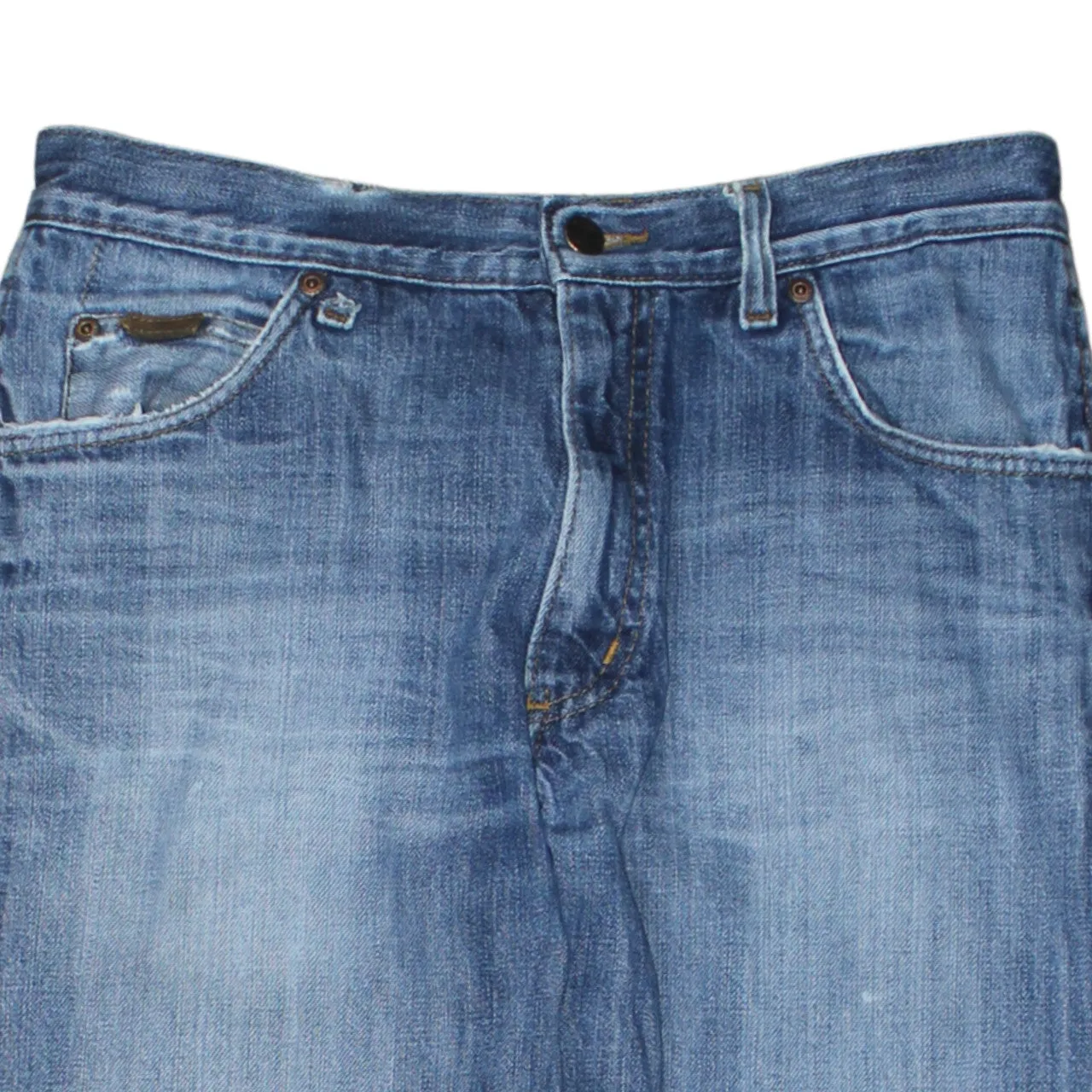 Wrangler Blue Jeans Men's 32 Relaxed Fit Faded Wash Straight Leg Denim Pants sold by Vintage Club product image thumbnail 3