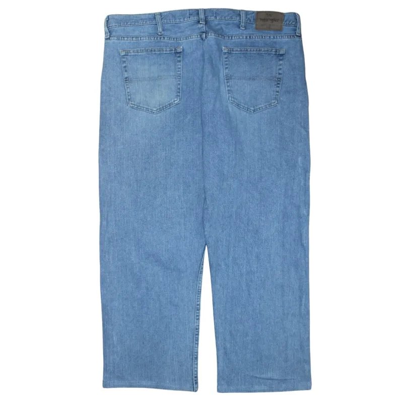 Wrangler Light Blue Jeans Men's 40 Classic Five Pocket Zip Fly Denim Trousers sold by Vintage Club
