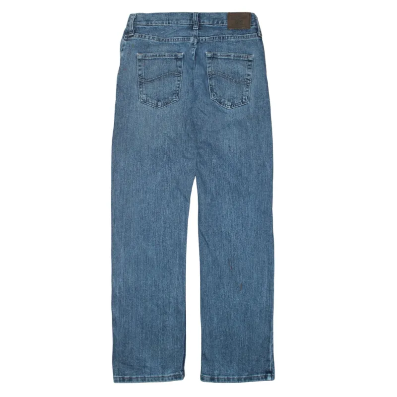 Lee Mid Blue Jeans Men's 28 Straight Leg Five Pocket Denim Trousers Pants sold by Vintage Club