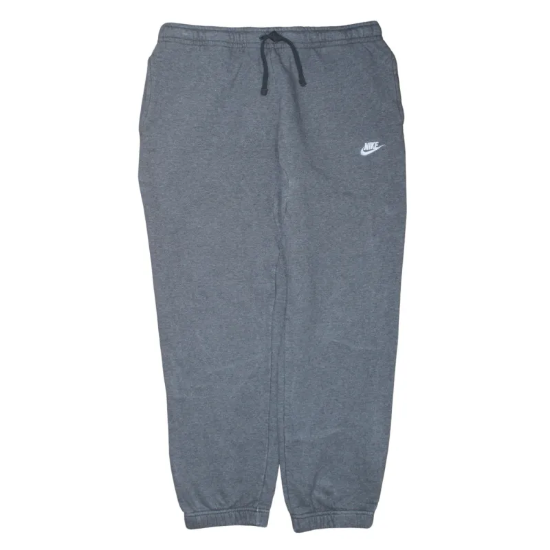 Nike Dark Grey Joggers Sweatpants Men's XLarge Embroidered Swoosh Fleece Lined Elastic Cuffs sold by Vintage Club