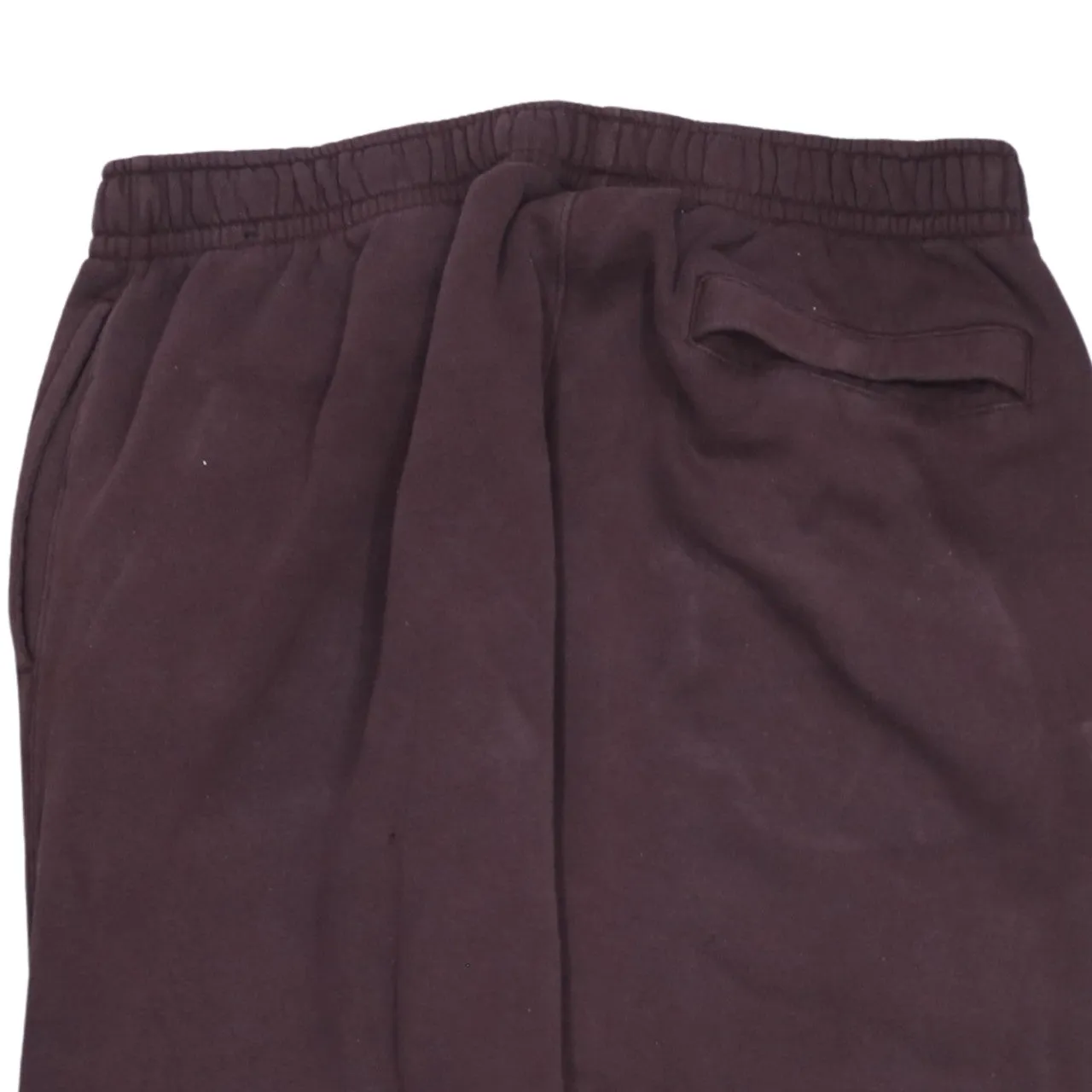 Nike Dark Burgundy Joggers Men’s Large Printed Swoosh Logo Elastic Waist Cuffed Sweatpants sold by Vintage Club product image thumbnail 3