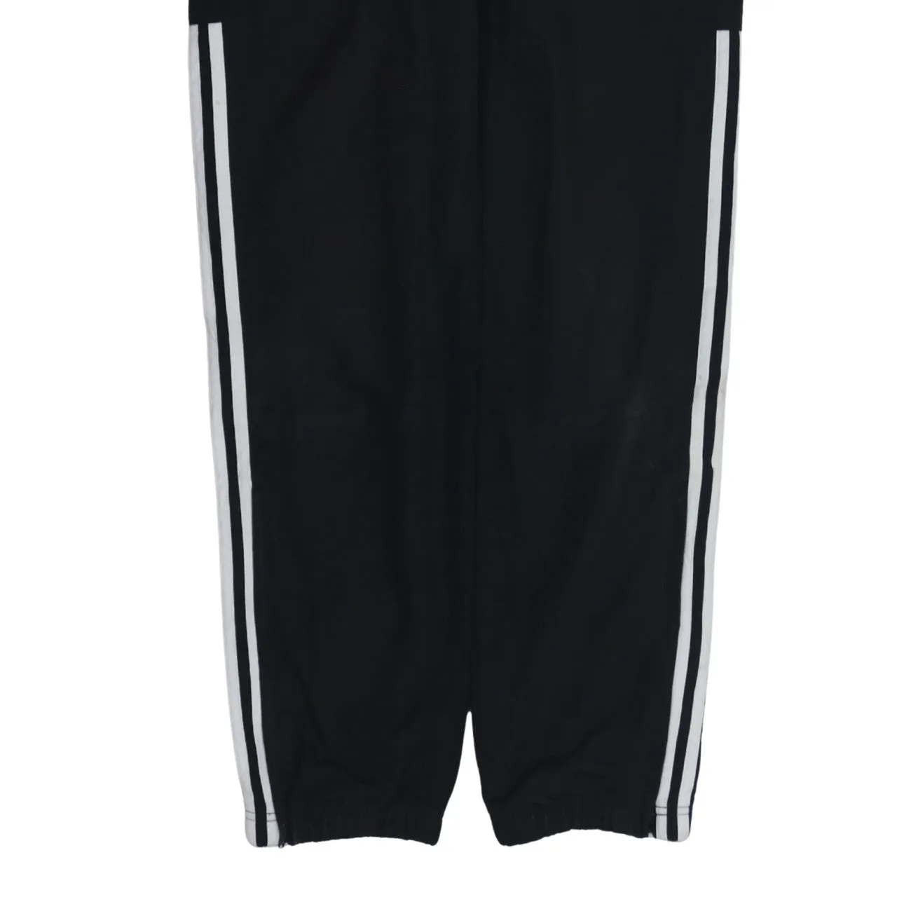 Adidas Black Joggers Men's Small Printed Logo Elasticated Waist Side Stripe Track Pants sold by Vintage Club product image thumbnail 4