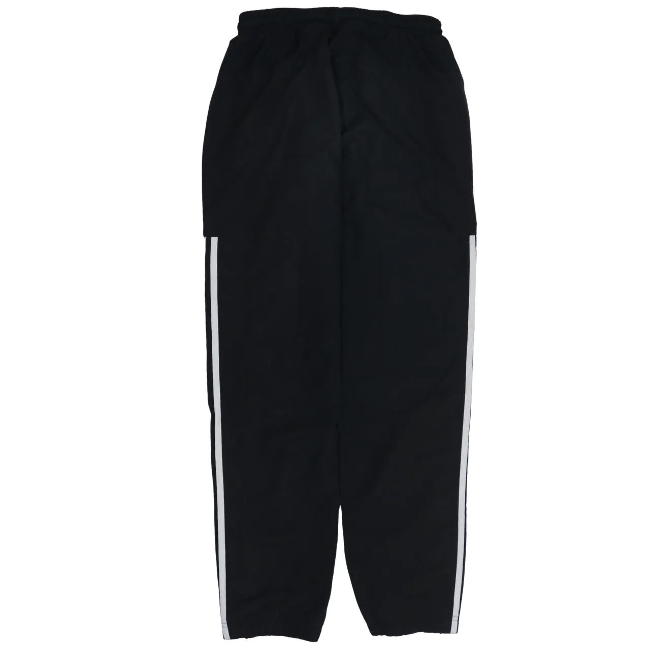 Adidas Black Joggers Men's Small Printed Logo Elasticated Waist Side Stripe Track Pants sold by Vintage Club product image thumbnail 2