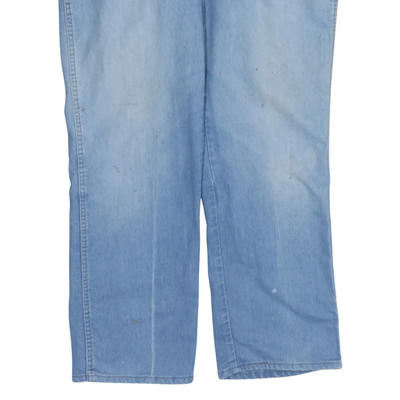 Wrangler Light Blue Jeans Men's 34 Relaxed Fit Faded Wash Classic Five Pocket Denim Trousers sold by Vintage Club product image thumbnail 4