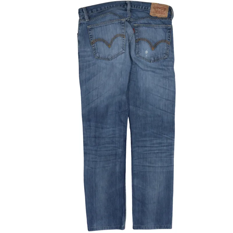 Levi Strauss &Co Mid Blue Jeans Men's 34 Straight Leg Five Pocket Denim Pants sold by Vintage Club