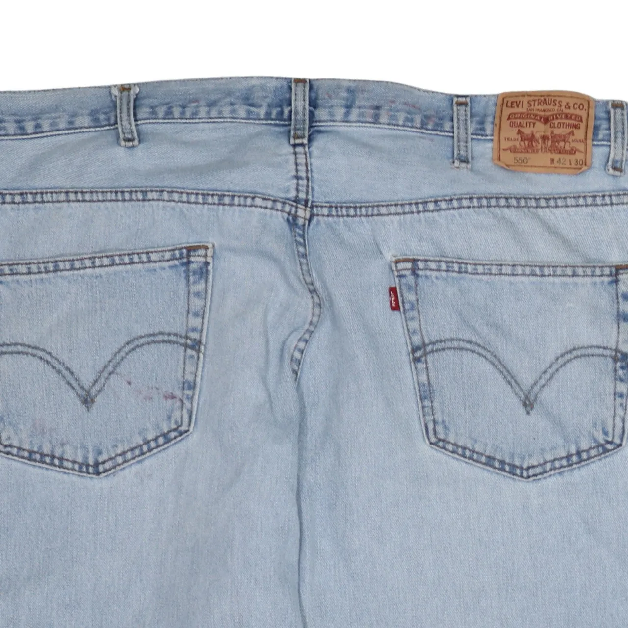 Levi Strauss &Co Light Blue Jeans Men's 42 Classic Five Pocket Straight Leg Denim Pants sold by Vintage Club product image thumbnail 3