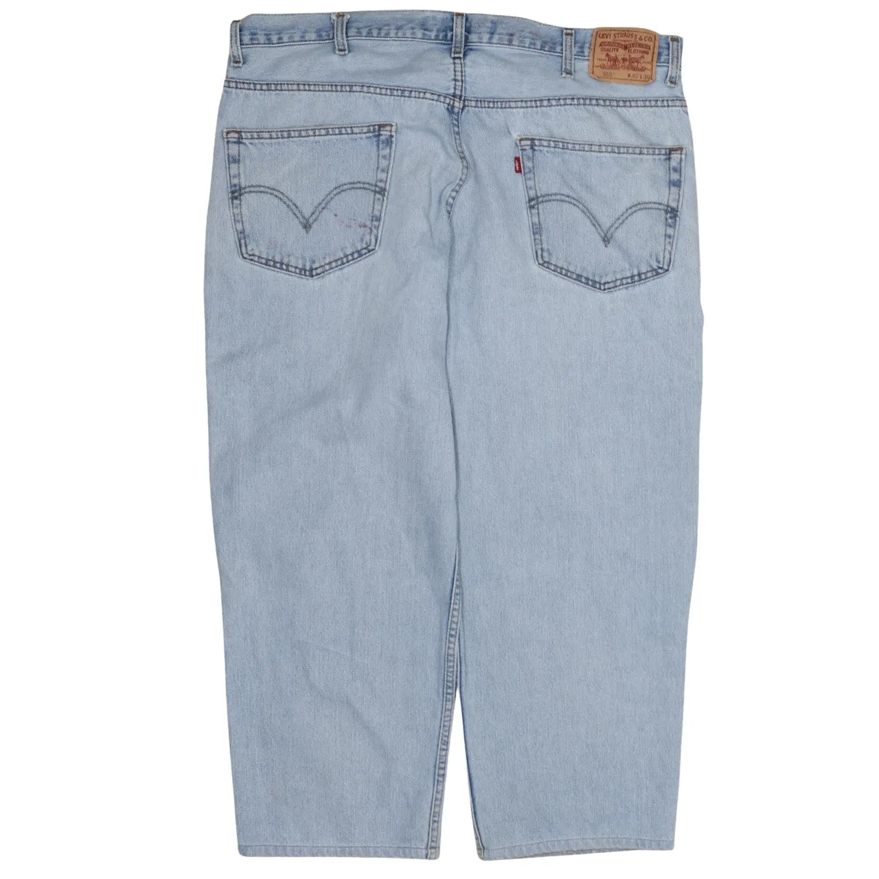 Levi Strauss &Co Light Blue Jeans Men's 42 Classic Five Pocket Straight Leg Denim Pants sold by Vintage Club