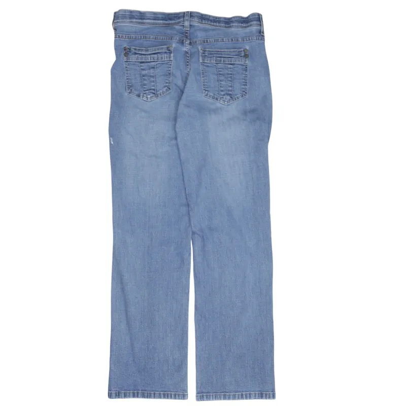 Lee Light Blue Jeans Men's 34 Straight Leg Five Pocket Denim Trousers sold by Vintage Club