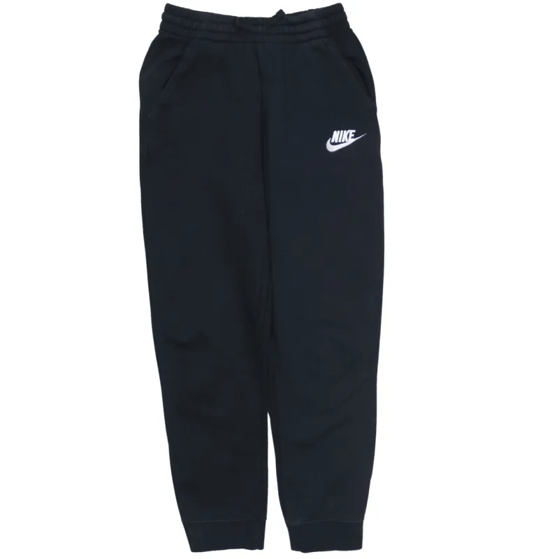 Nike Black Joggers Women’s XLarge Printed Swoosh Logo Elastic Waist Cuffed Sweatpants sold by Vintage Club