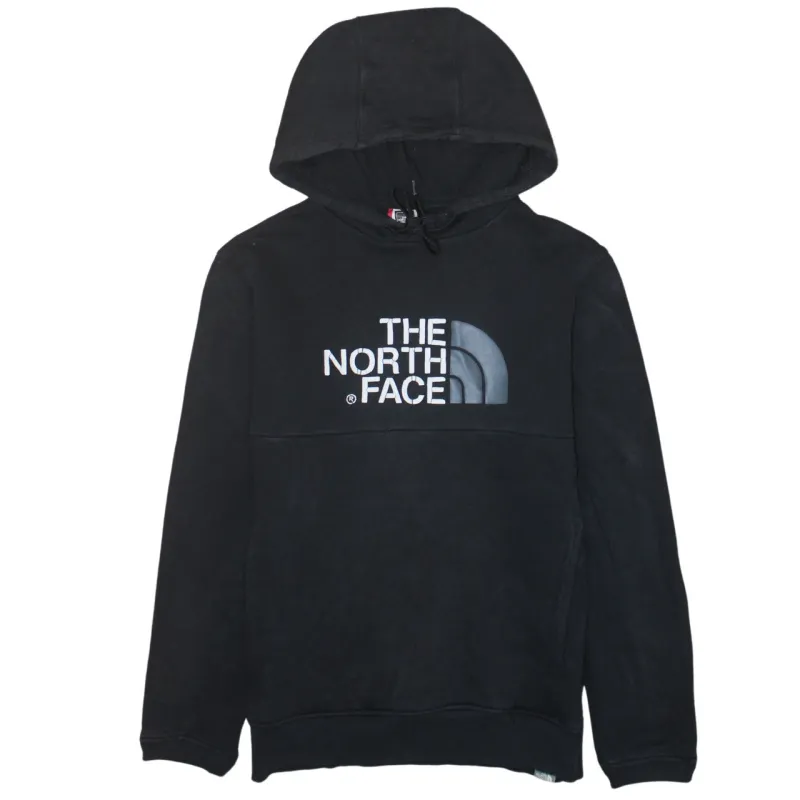 The North Face Black Hoodie Men's Small Printed Logo Front Pouch Pullover Sweatshirt sold by Vintage Club