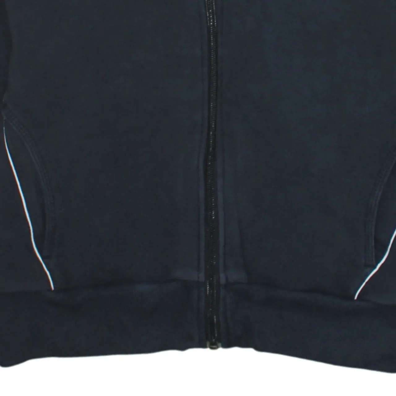 Nike Black Full Zip Hoodie Women’s Small Printed Training Logo Pockets Sweatshirt Top sold by Vintage Club product image thumbnail 4