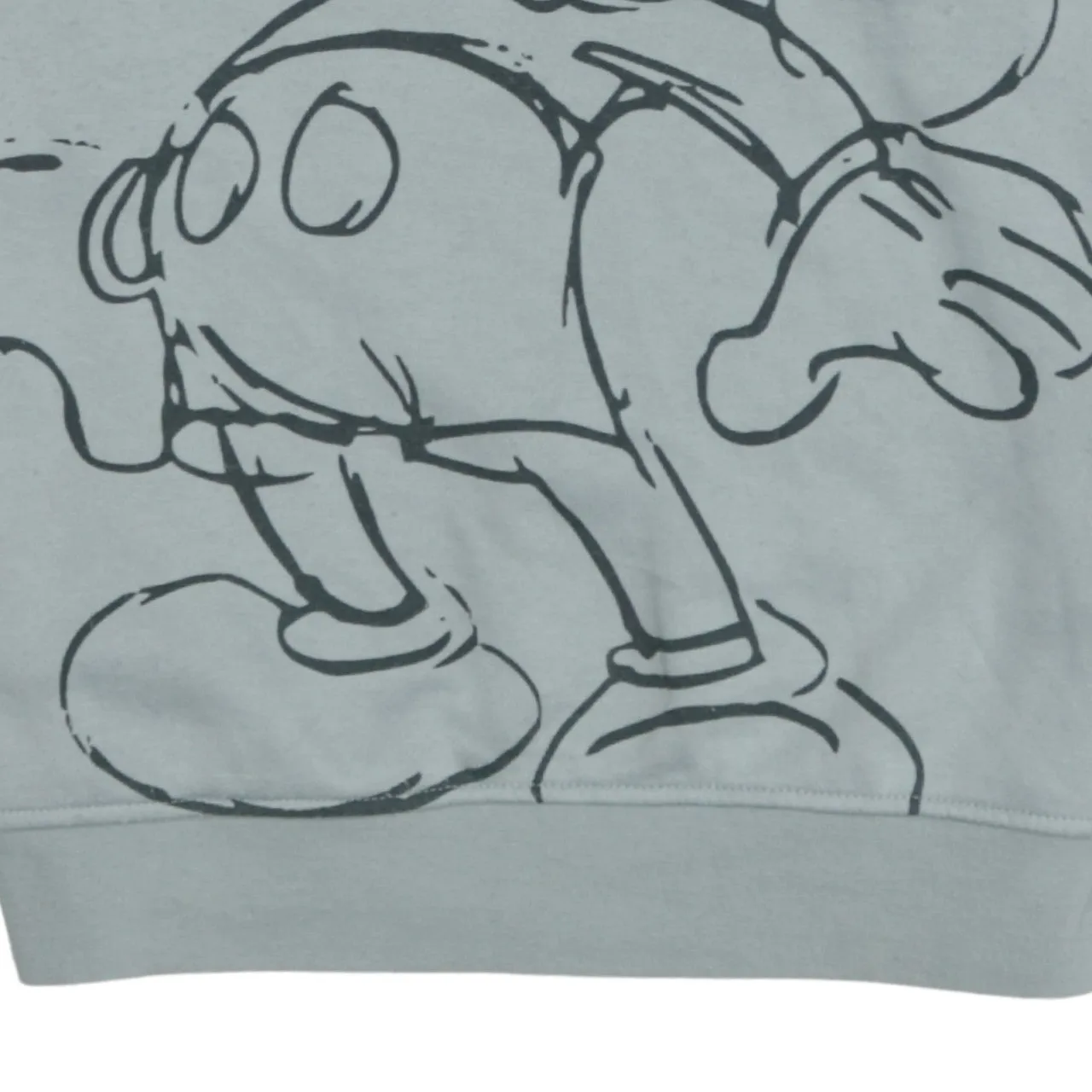 Disney Light Grey Sweatshirt Women's XXSmall Printed Mickey Graphic Crewneck Pullover Top sold by Vintage Club product image thumbnail 4