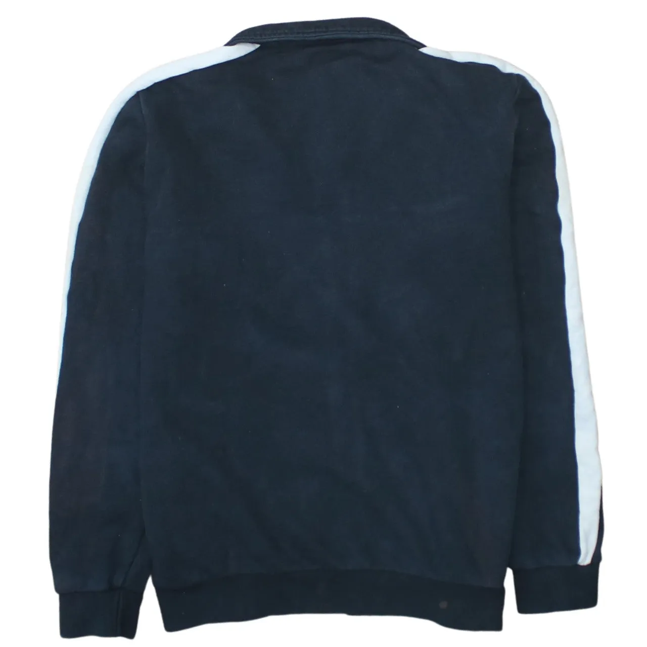 Puma Black Track Jacket Women’s Large White Sleeve Stripes Embroidered Logo Zip Top sold by Vintage Club product image thumbnail 2