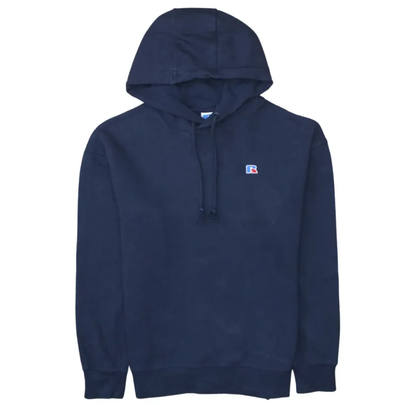 Russell Athletic Navy Blue Hoodie Men's Small Embroidered R Logo Pullover Sweatshirt sold by Vintage Club