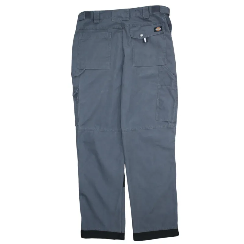 Dickies Grey Work Trousers Men's 34R Multi Pocket Reinforced Knees Cargo Pants sold by Vintage Club