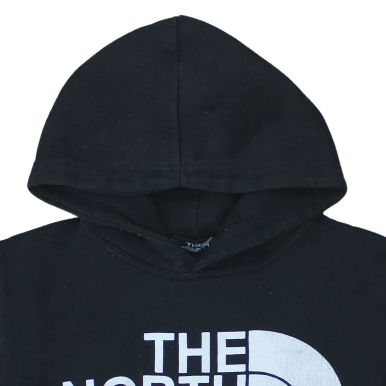 The North Face Black Hoodie Men's Small Printed Big Logo Front Pocket Sweatshirt sold by Vintage Club product image thumbnail 3
