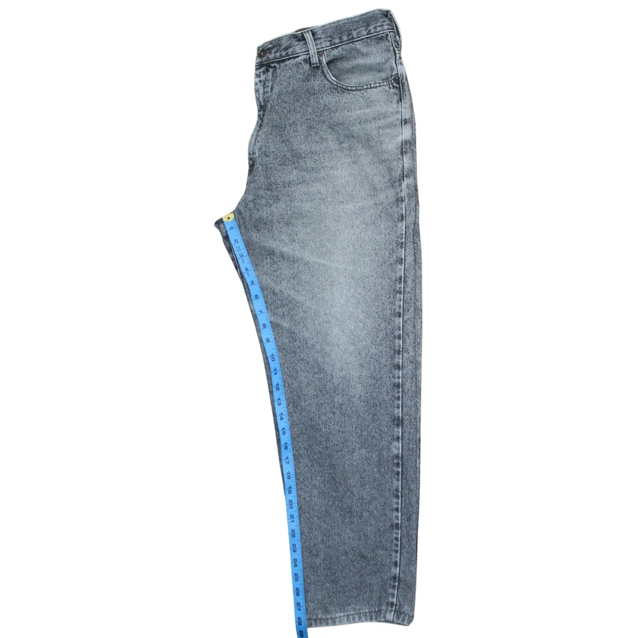 Lee Cooper Light Grey Jeans Men's 38 Straight Leg Stonewash Five Pocket Denim Trousers sold by Vintage Club product image thumbnail 5