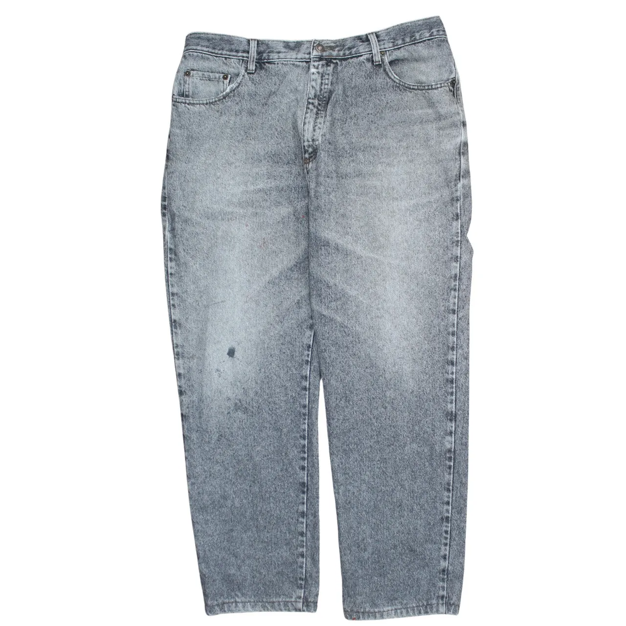 Lee Cooper Light Grey Jeans Men's 38 Straight Leg Stonewash Five Pocket Denim Trousers sold by Vintage Club product image thumbnail 2