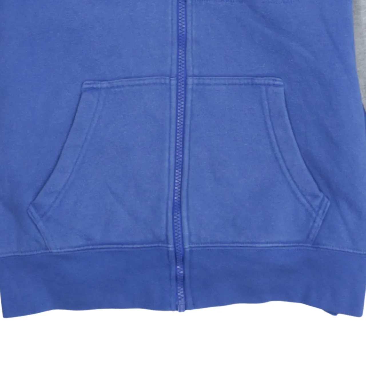 Nike Blue Grey Full Zip Hoodie Women’s Medium Embroidered SB Logo Split Pockets Sweatshirt sold by Vintage Club product image thumbnail 4