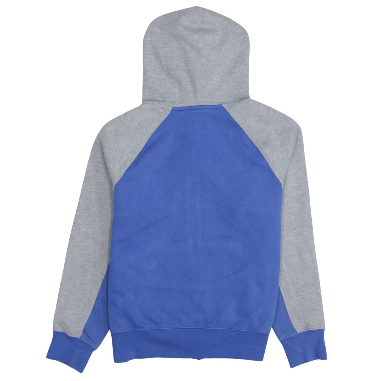 Nike Blue Grey Full Zip Hoodie Women’s Medium Embroidered SB Logo Split Pockets Sweatshirt sold by Vintage Club product image thumbnail 2