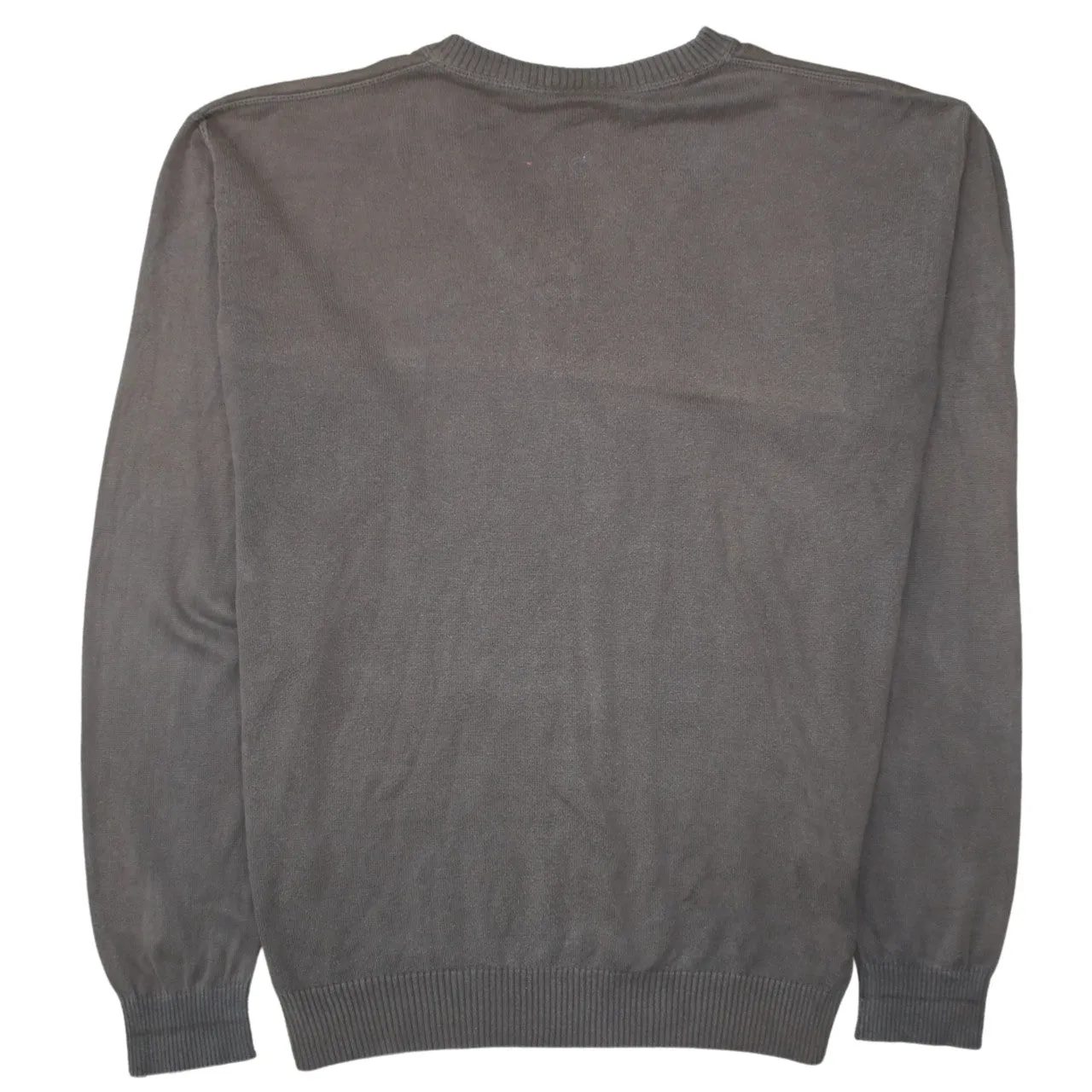 Lacoste Brown V Neck Jumper Men’s XXLarge Embroidered Croc Logo Knit Sweater Pullover sold by Vintage Club product image thumbnail 2