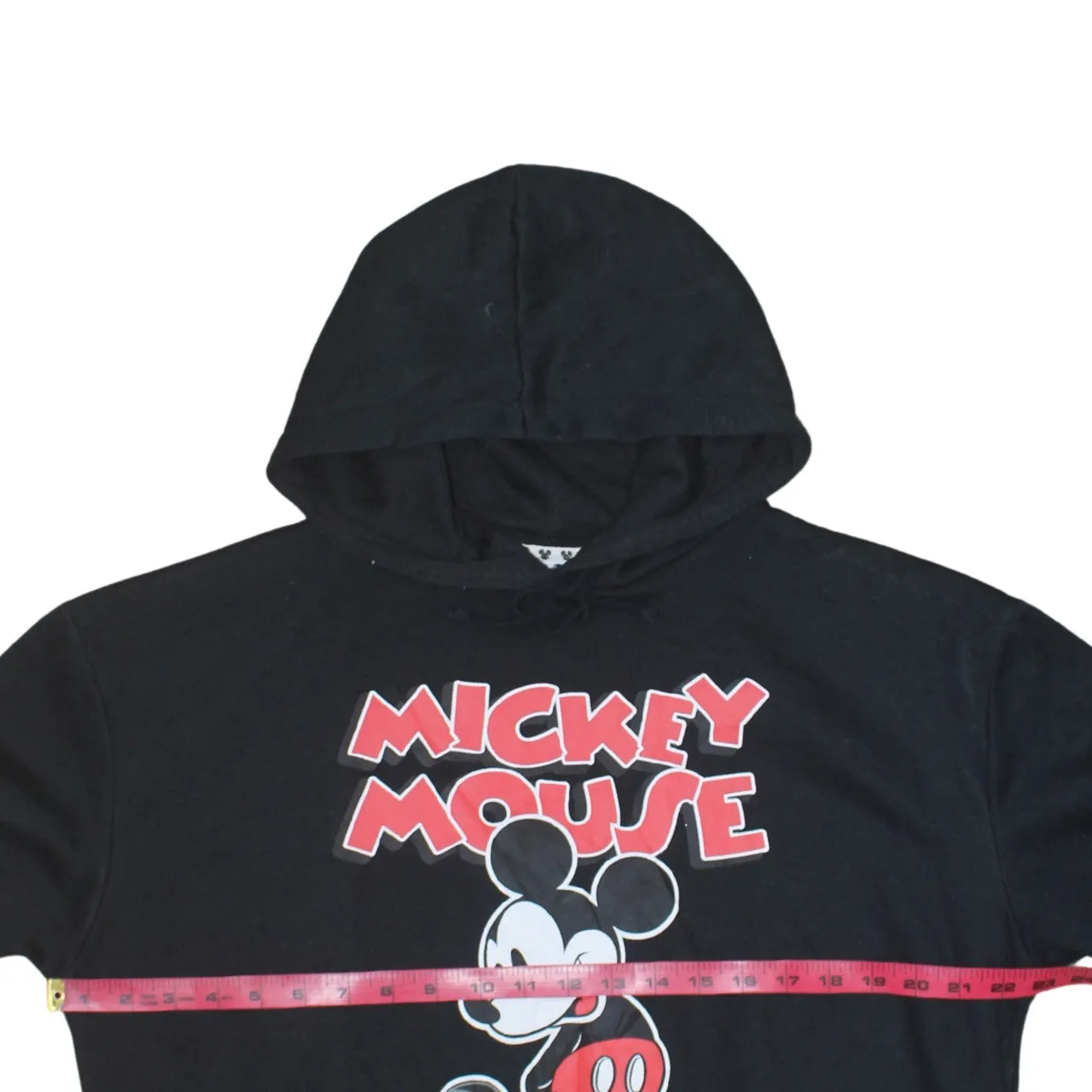 Disney Black Hoodie Women’s Large Mickey Mouse Printed Graphic Pullover Sweatshirt sold by Vintage Club product image thumbnail 5