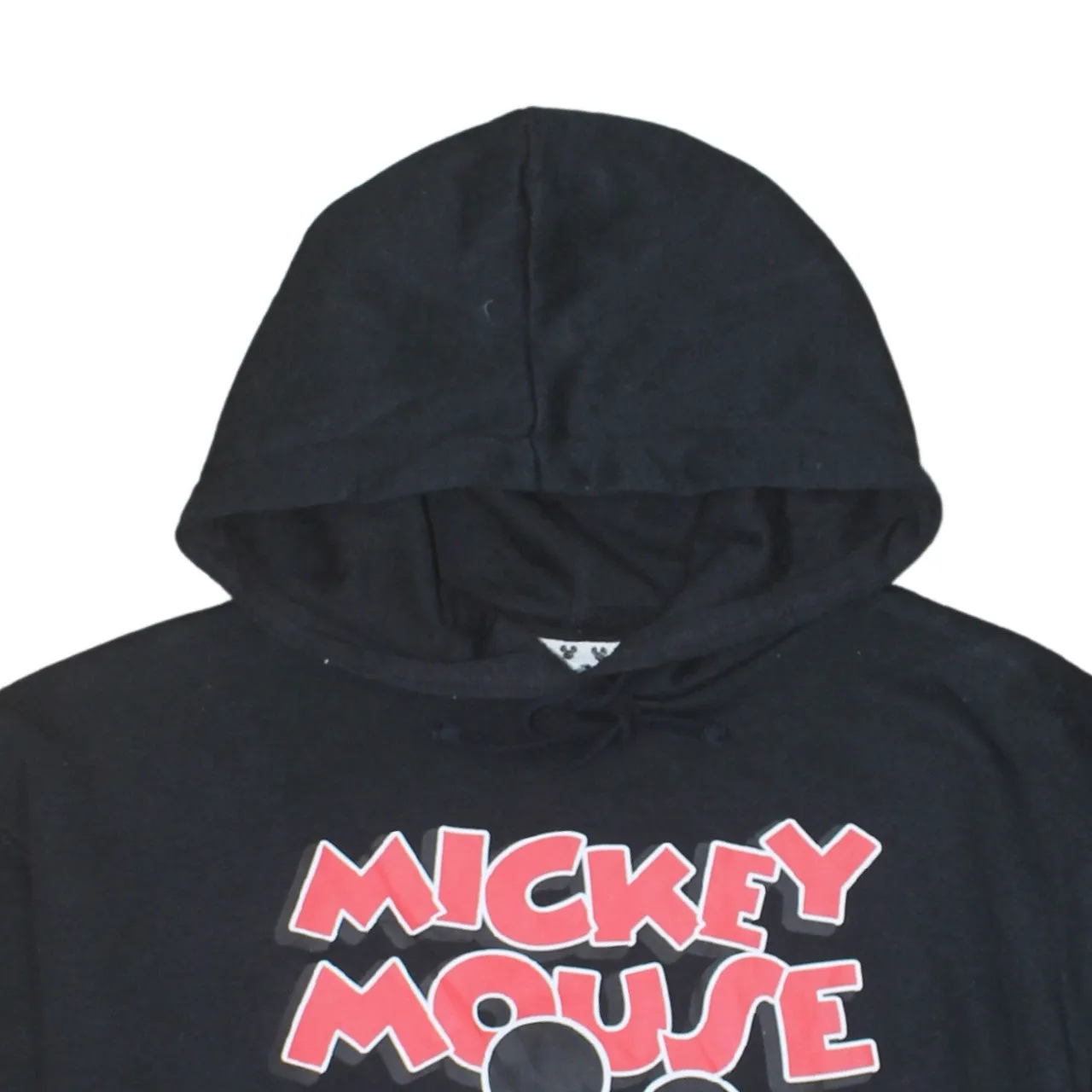 Disney Black Hoodie Women’s Large Mickey Mouse Printed Graphic Pullover Sweatshirt sold by Vintage Club product image thumbnail 3