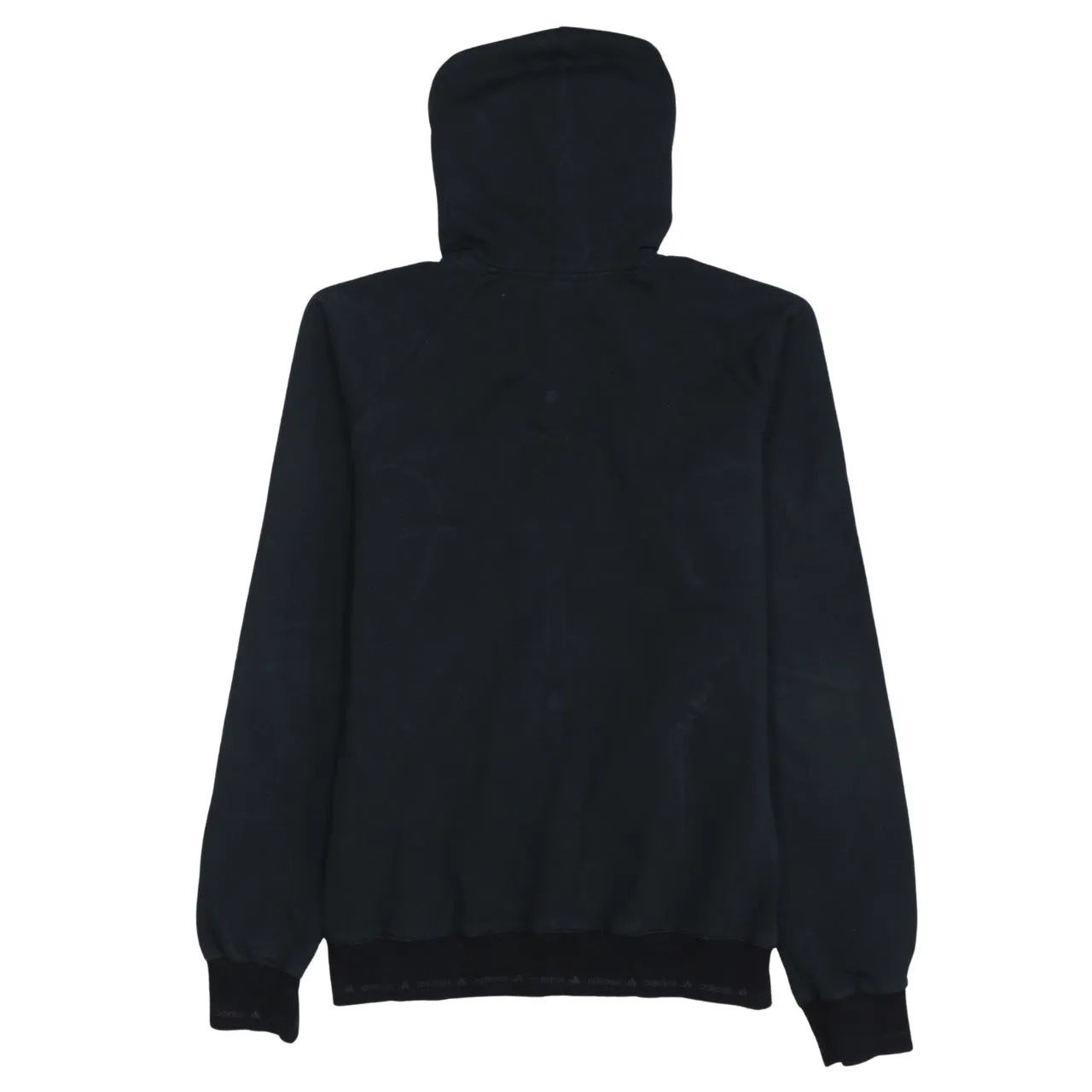 Adidas Black Full Zip Hoodie Women’s XLarge Printed Logo Formotion Panels Track Top sold by Vintage Club product image thumbnail 2
