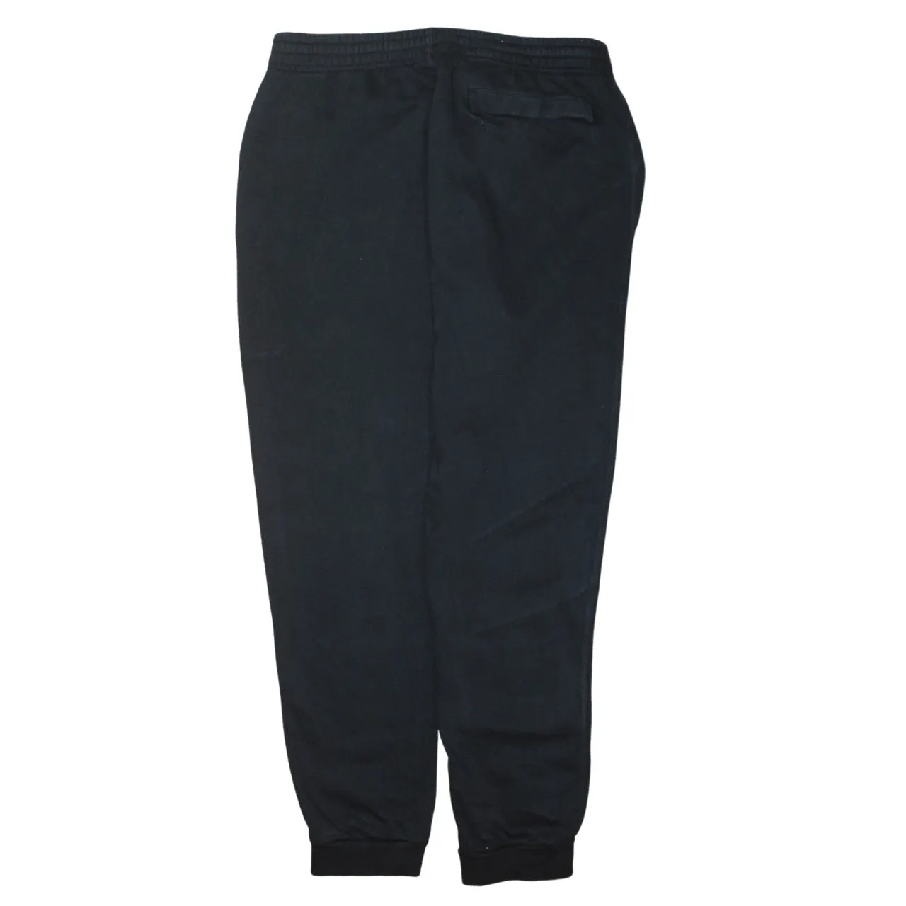 Nike Black Joggers Men’s Large Elastic Waist Cuffed Hem Embroidered Swoosh Sweatpants sold by Vintage Club product image thumbnail 2