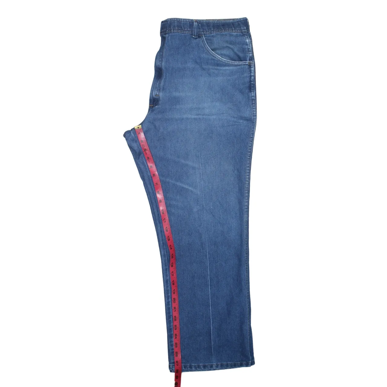 Wrangler Light Blue Jeans Men's 42 Straight Leg Five Pocket Classic Denim Trousers sold by Vintage Club product image thumbnail 5