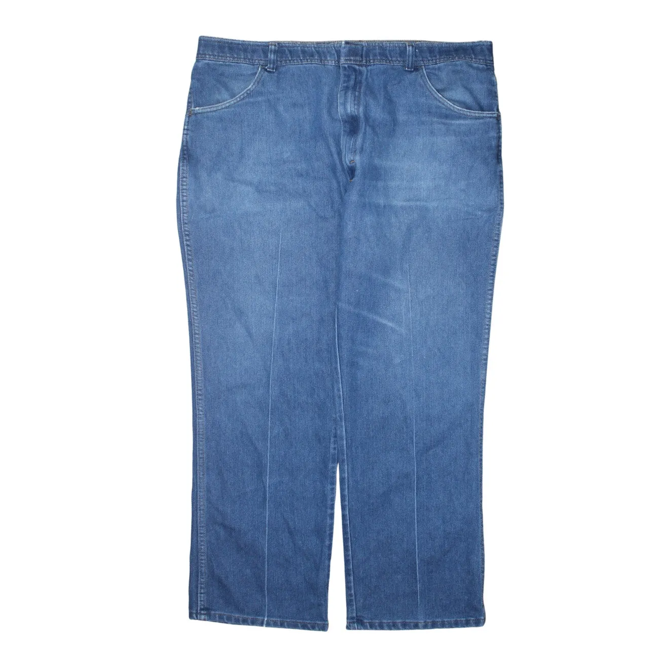 Wrangler Light Blue Jeans Men's 42 Straight Leg Five Pocket Classic Denim Trousers sold by Vintage Club product image thumbnail 2
