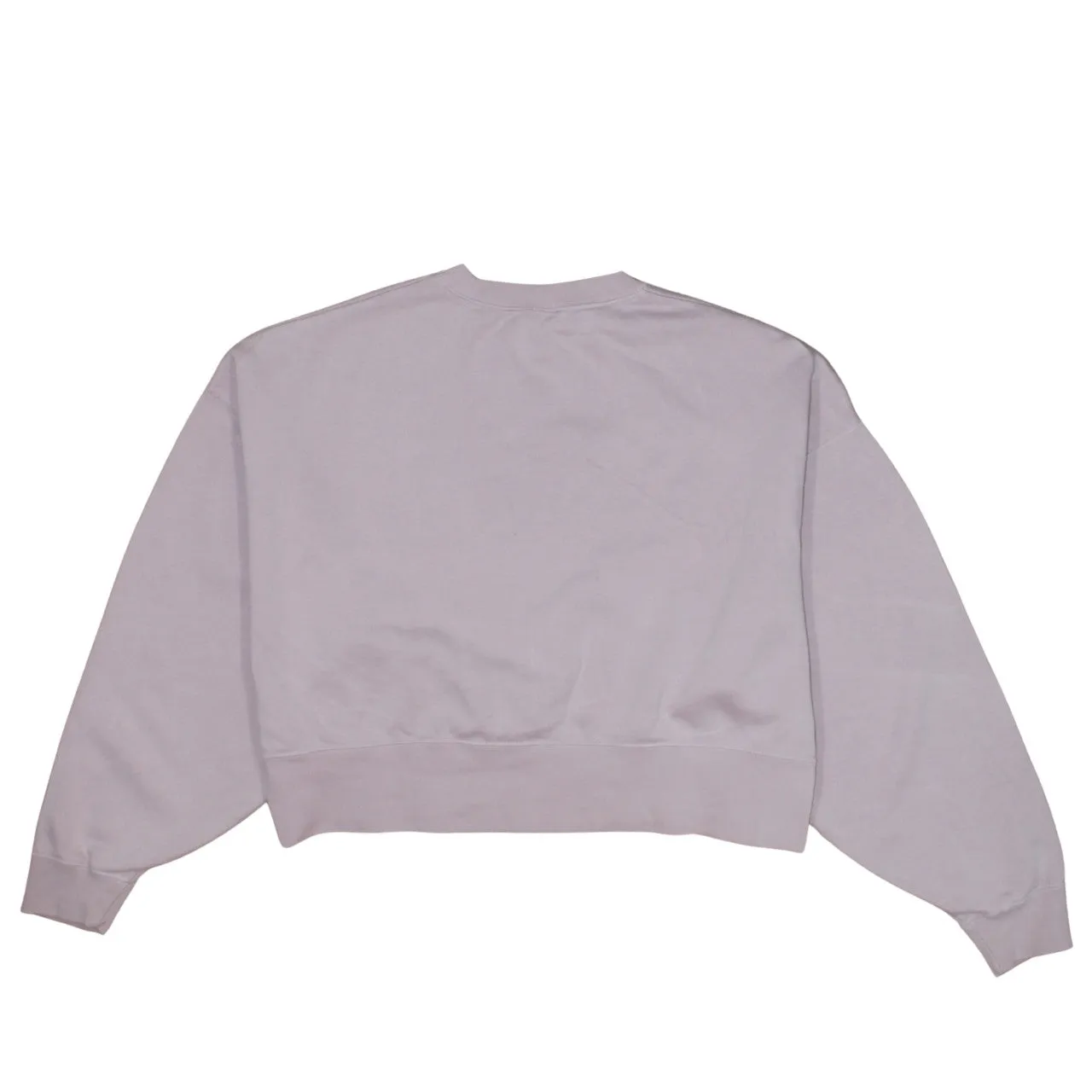 Nike Light Pink Sweatshirt Women’s XSmall Embroidered Swoosh Cropped Crewneck Pullover Fleece Top sold by Vintage Club product image thumbnail 2