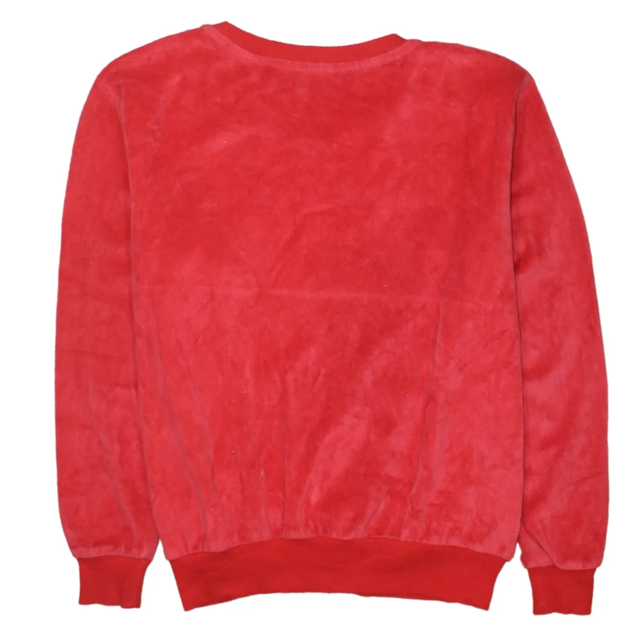 Disney Red Mickey Mouse Sweatshirt Women's XSmall Printed Rainbow Graphic Pullover Fleece Top sold by Vintage Club product image thumbnail 2