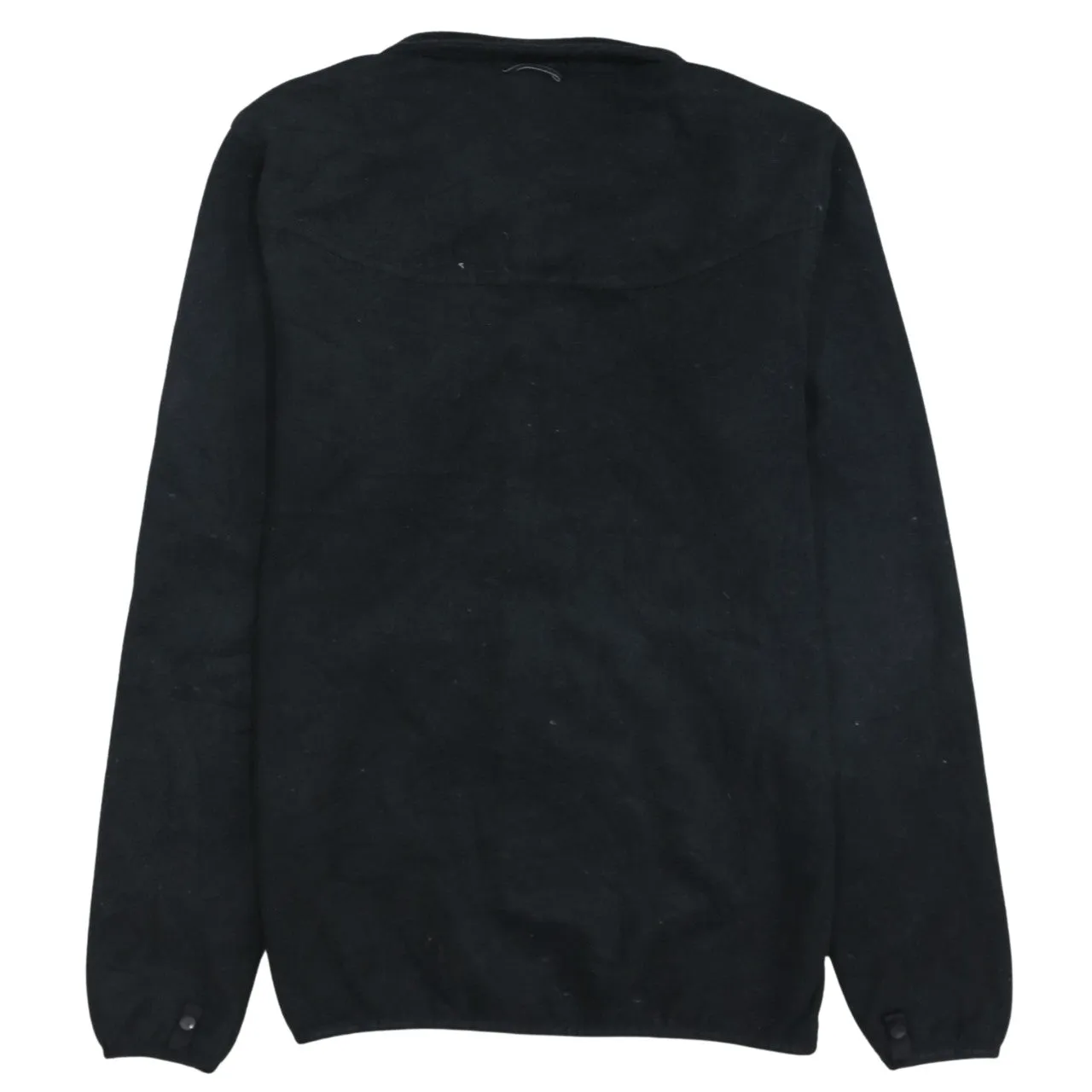 The North Face Black Fleece Jacket Men's Small Full Zip Embroidered Chest Logo Outdoor Top sold by Vintage Club product image thumbnail 2