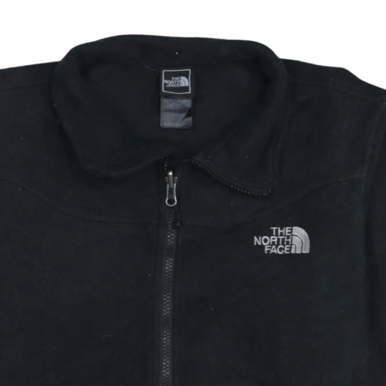 The North Face Black Fleece Jacket Men's Small Full Zip Embroidered Chest Logo Outdoor Top sold by Vintage Club product image thumbnail 3