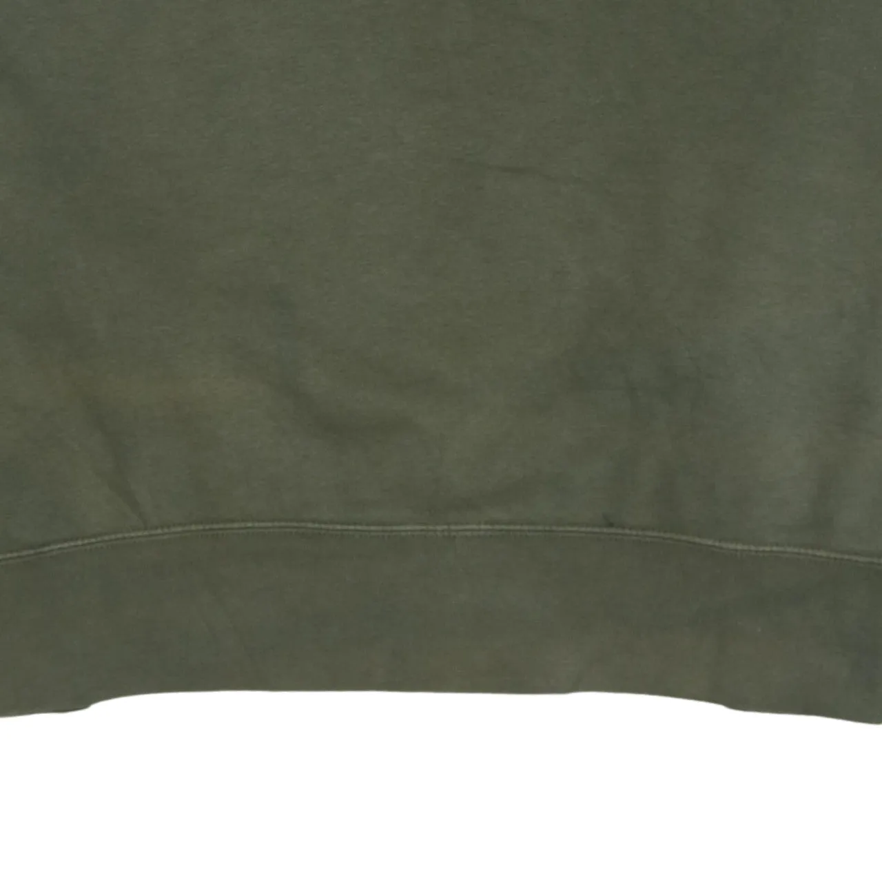 Nike Khaki Green Sweatshirt Women's Medium Embroidered Swoosh Crop Fit Pullover Jumper sold by Vintage Club product image thumbnail 4